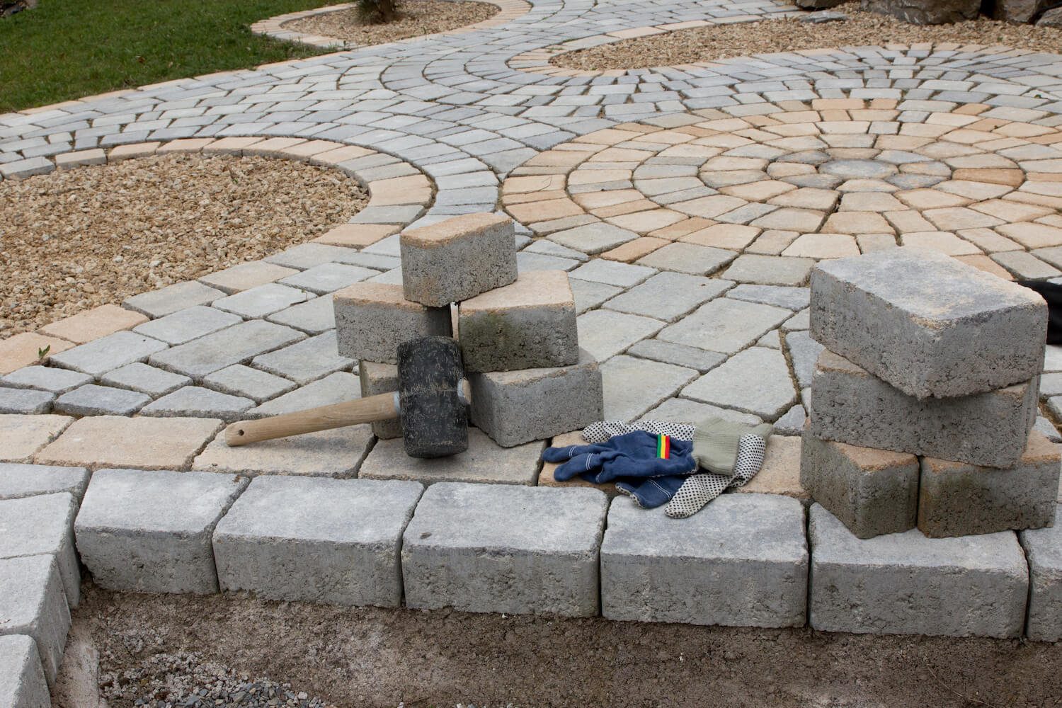 how to make your dream outdoor space inexpensively budget cheap hardscape