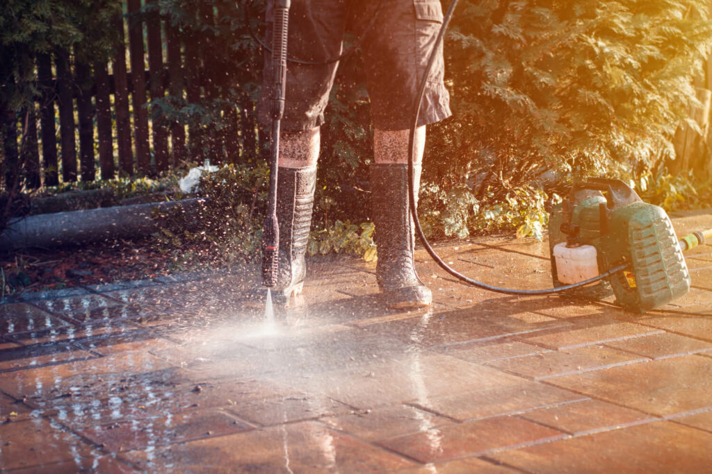 Why Your Paver Patio Needs a Pressure Was and Refinish home space view