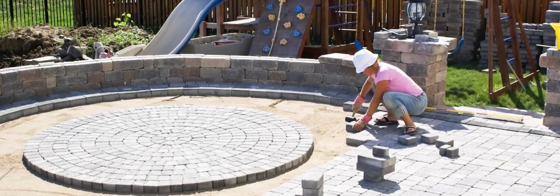 How Pavers Can Be Used to Create a Cohesive and Beautiful Outdoor Area yard space home view