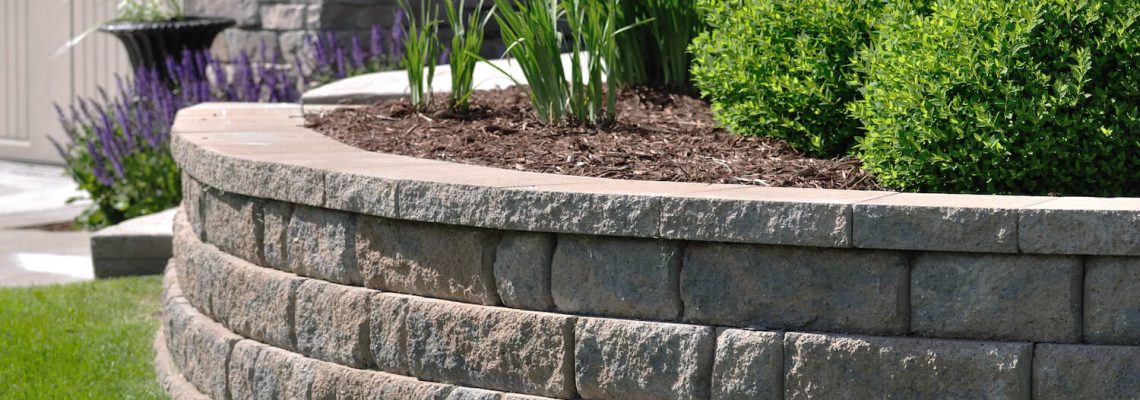 what is the best way to build a retaining wall paver feet stone